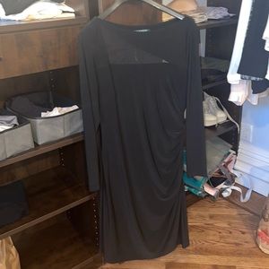Ralph Lauren long sleeve black dress 14p